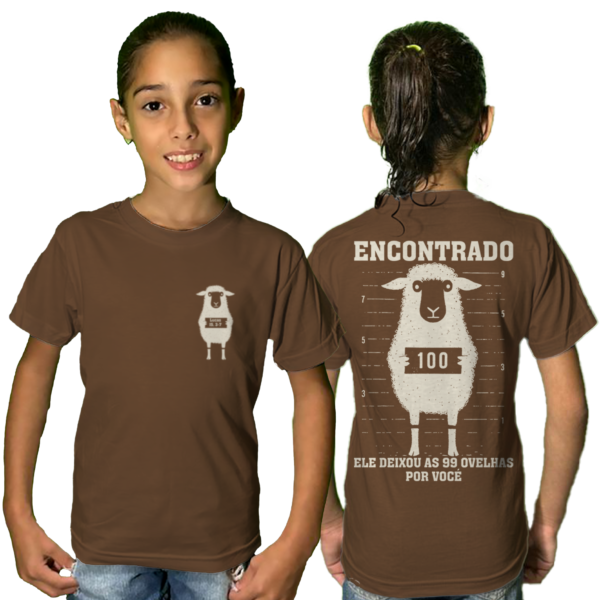 Camisa Ovelha Encontrada - Crentinho Chato